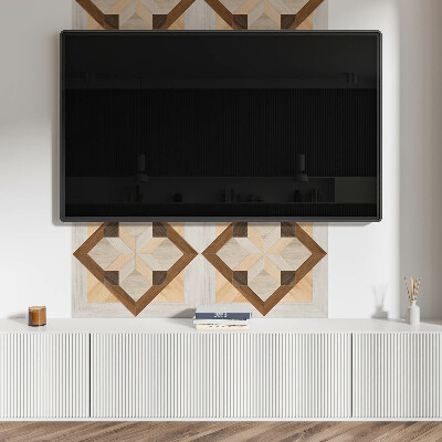 Vinyl wandpaneel Vormen in een geometrisch vierkant