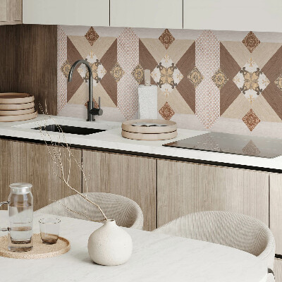 Zelfklevend wandpaneel Mozaïekpatroon met decoratieve details