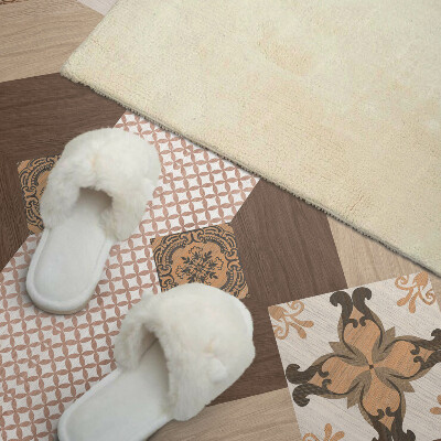 Zelfklevend wandpaneel Mozaïekpatroon met decoratieve details