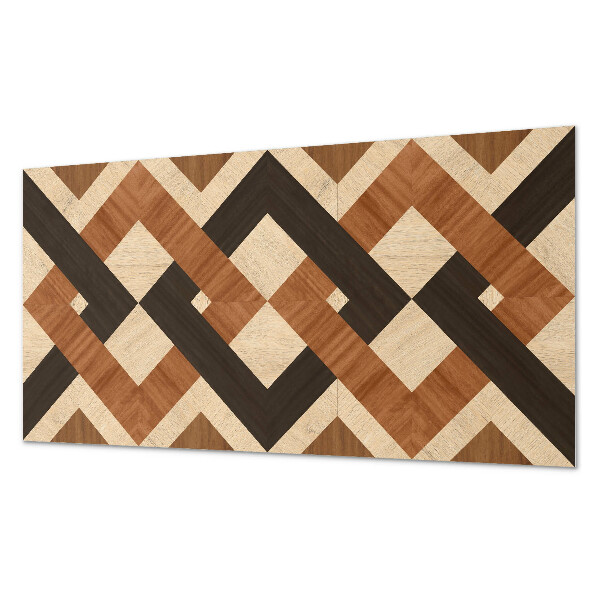 Vinyl wandpaneel Geometrisch houten motief