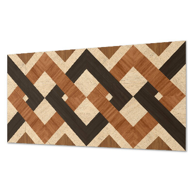 Vinyl wandpaneel Geometrisch houten motief