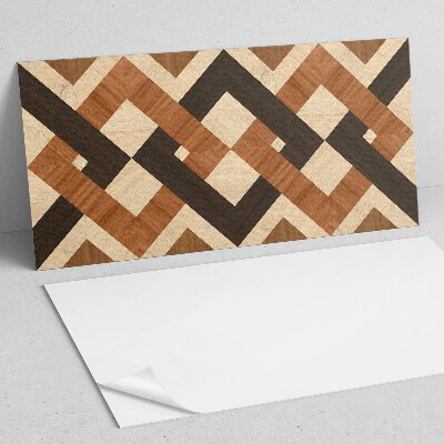 Vinyl wandpaneel Geometrisch houten motief