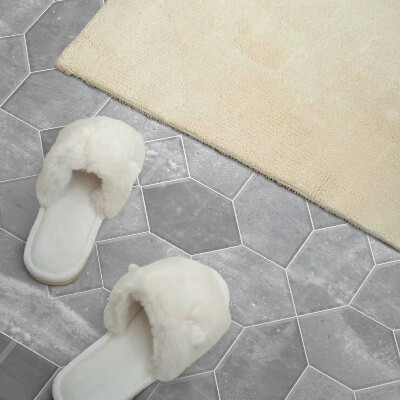 Wandpaneel pvc Zeshoekige mozaïek in geometrische stijl