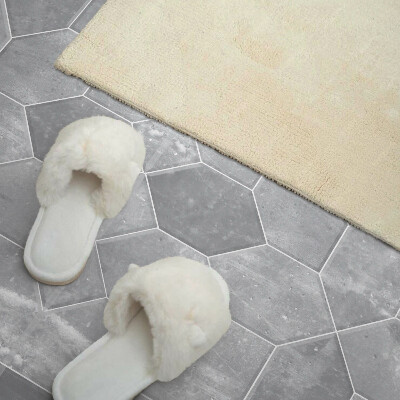 Wandpaneel pvc Zeshoekige mozaïek in geometrische stijl