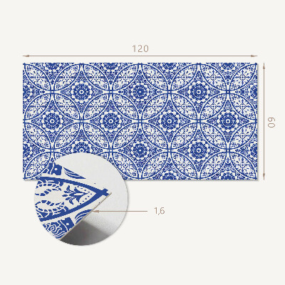 Zelfklevend wandpaneel Bloemeninspiraties in patronen