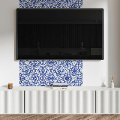 Zelfklevend wandpaneel Bloemeninspiraties in patronen