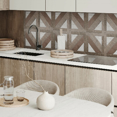 Vinyl wandpaneel Geometrie van natuurlijke structuren