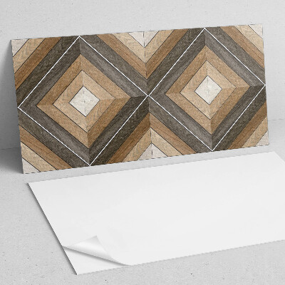 Wandpaneel pvc Geometrische ruiten in een moderne stijl