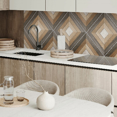 Wandpaneel pvc Geometrische ruiten in een moderne stijl