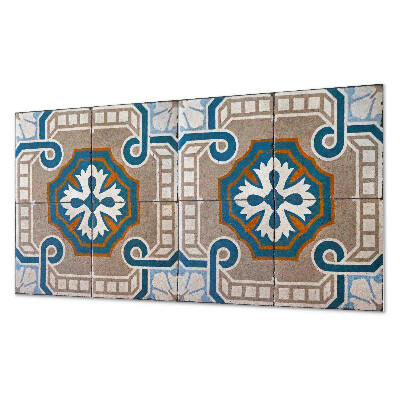 Wandpaneel pvc Mozaïekpatroon met decoratieve motieven