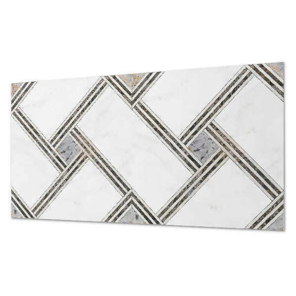 Zelfklevend wandpaneel Constructie van geometrische lijnen