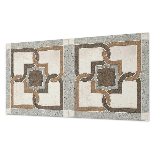 Vinyl wandpaneel Tegelpatroon in geometrische stijl