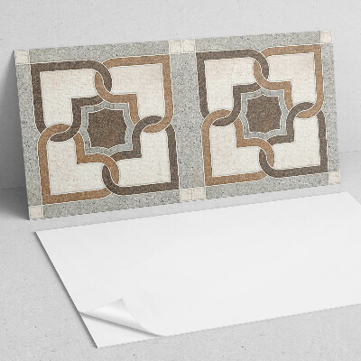 Vinyl wandpaneel Tegelpatroon in geometrische stijl