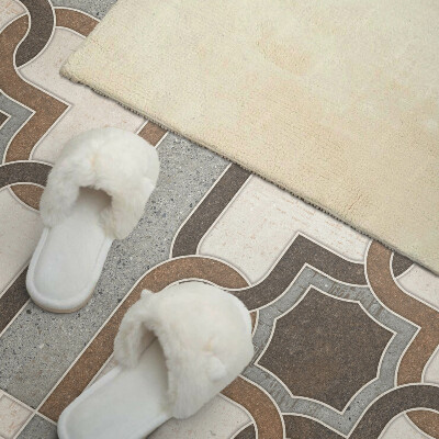 Vinyl wandpaneel Tegelpatroon in geometrische stijl