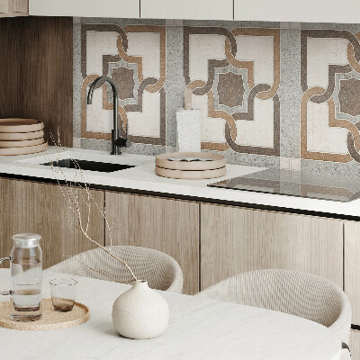 Vinyl wandpaneel Tegelpatroon in geometrische stijl