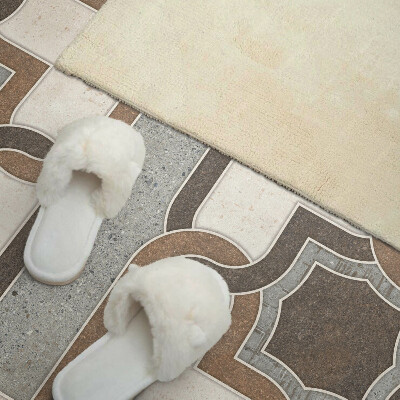 Vinyl wandpaneel Tegelpatroon in geometrische stijl