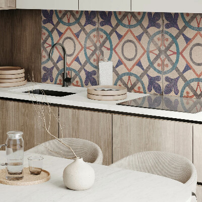 Zelfklevend wandpaneel Geometrische collectie met cirkels