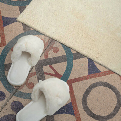 Zelfklevend wandpaneel Geometrische collectie met cirkels