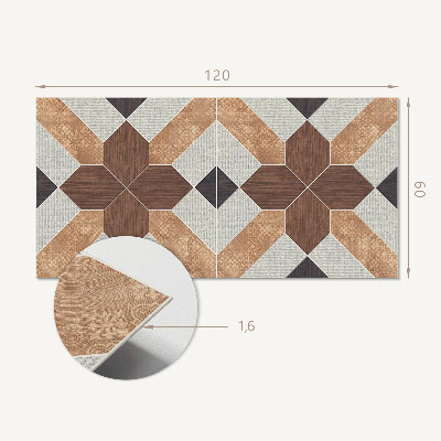 Vinyl wandpaneel Geometrie in een moderne versie