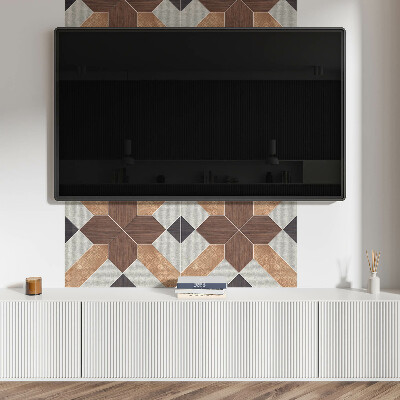 Vinyl wandpaneel Geometrie in een moderne versie