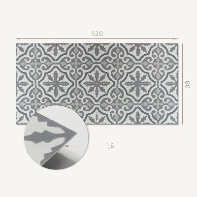 Wandpaneel pvc Mozaïekpatroon met decoratieve details