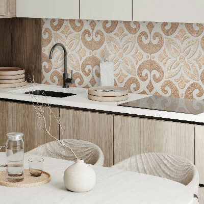 Wandpaneel pvc Bloemenmotief met decoratieve details