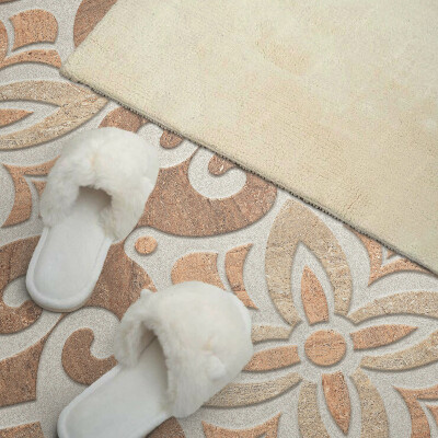 Wandpaneel pvc Bloemenmotief met decoratieve details