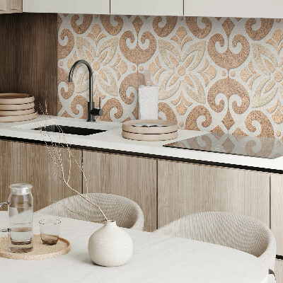 Wandpaneel pvc Bloemenmotief met decoratieve details