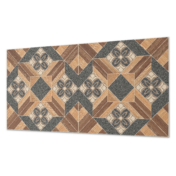 Zelfklevend wandpaneel Bloemeninspiraties in een moderne stijl