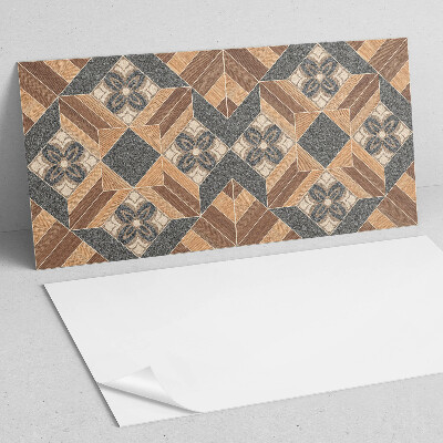 Zelfklevend wandpaneel Bloemeninspiraties in een moderne stijl