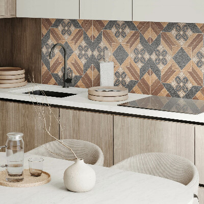 Zelfklevend wandpaneel Bloemeninspiraties in een moderne stijl