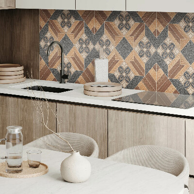 Zelfklevend wandpaneel Bloemeninspiraties in een moderne stijl