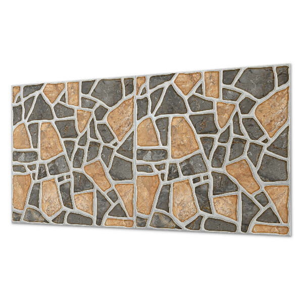 Vinyl wandpaneel Mozaïek van steenvormen