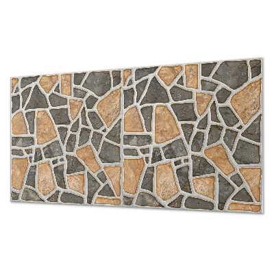 Vinyl wandpaneel Mozaïek van steenvormen