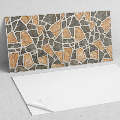 Vinyl wandpaneel Mozaïek van steenvormen