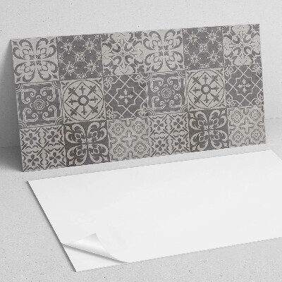 Vinyl wandpaneel 3x3 betegelde composities