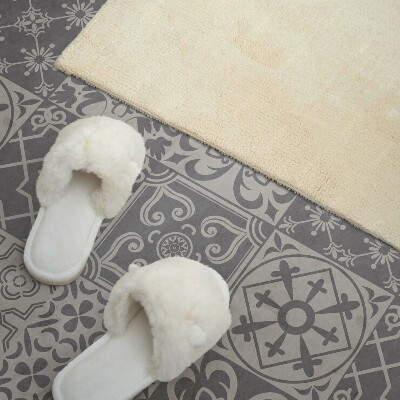 Vinyl wandpaneel 3x3 betegelde composities