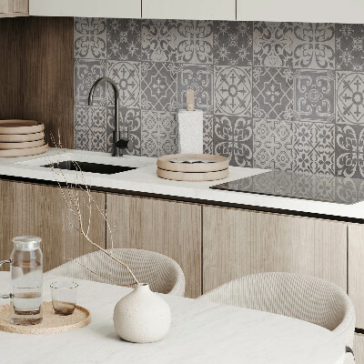 Vinyl wandpaneel 3x3 betegelde composities