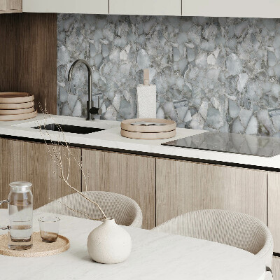 Wandpaneel pvc Steenmozaïek met aderpatronen