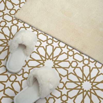 Zelfklevend wandpaneel Geometrisch patroon met sterren