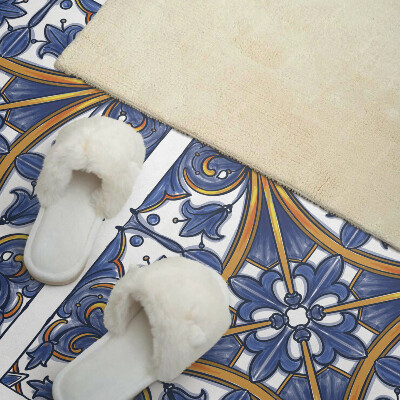 Vinyl wandpaneel Plantenornamenten in een harmonieuze stijl