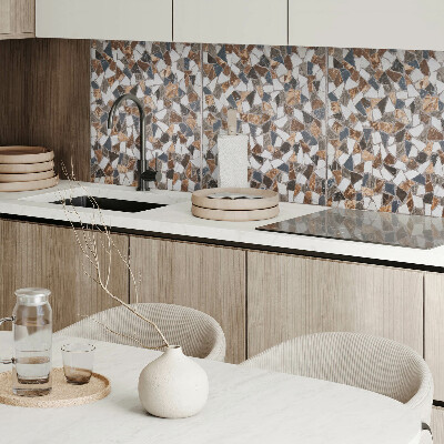 Zelfklevend wandpaneel Mozaïek met verschillende vormen