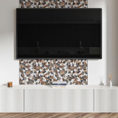 Zelfklevend wandpaneel Mozaïek met verschillende vormen