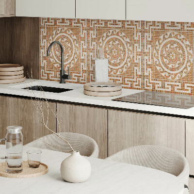 Vinyl wandpaneel Mozaïekpatroon met cirkels