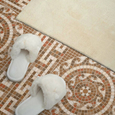 Vinyl wandpaneel Mozaïekpatroon met cirkels