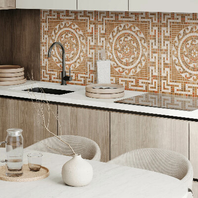 Vinyl wandpaneel Mozaïekpatroon met cirkels