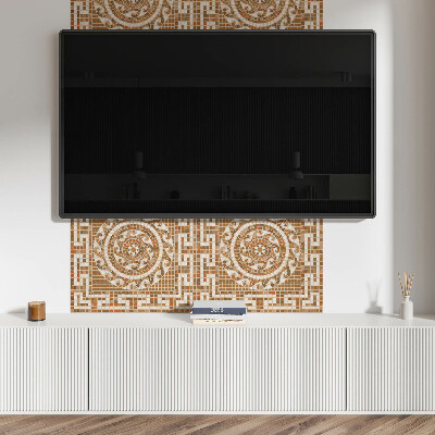 Vinyl wandpaneel Mozaïekpatroon met cirkels