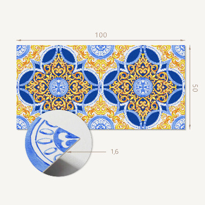 Wandpaneel pvc Bloemen decoratief patroon