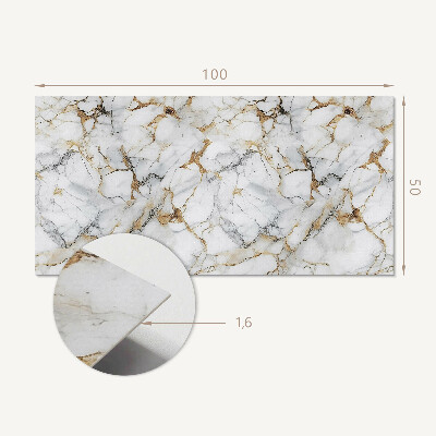 Zelfklevend wandpaneel Marmermotief in een elegante stijl