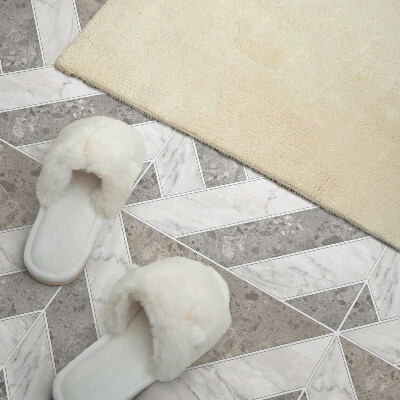 Zelfklevend wandpaneel Geometrisch patroon in tegels